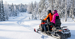 Катание на снегоходах