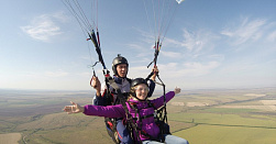 Полёт с инструктором на параплане 